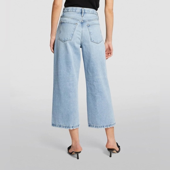 Frame Denim Ali Wide Leg Crop Jeans - Picture 2 of 10
